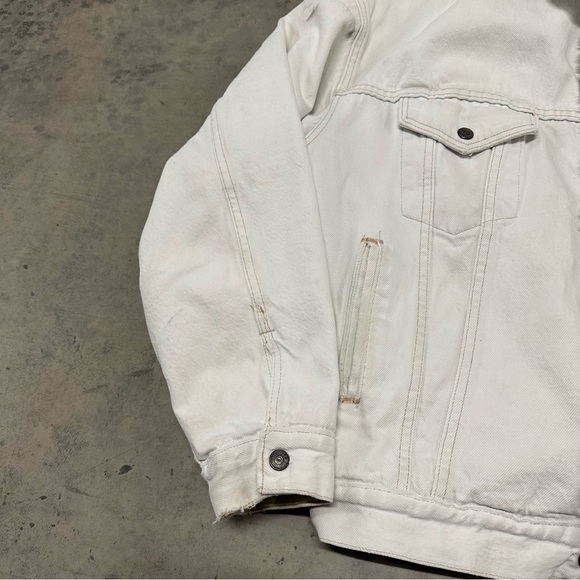 Vintage Levi’s Denim Sherpa Fur Lined Jacket VNTG - Picture 4 of 14